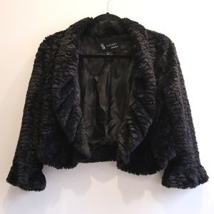 Sisters Faux Fur Cropped Jacket